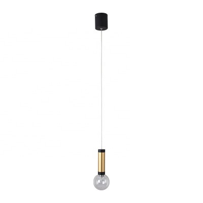 Best Selling 1-Light Led Metal Glass Indoor Lighting Pendant Lamp For Home